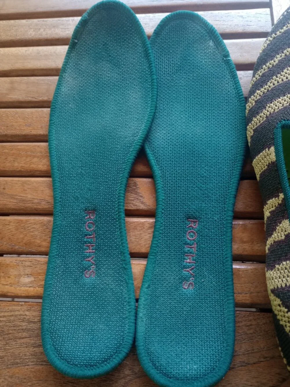 Rothy's Chai Zebra loafers